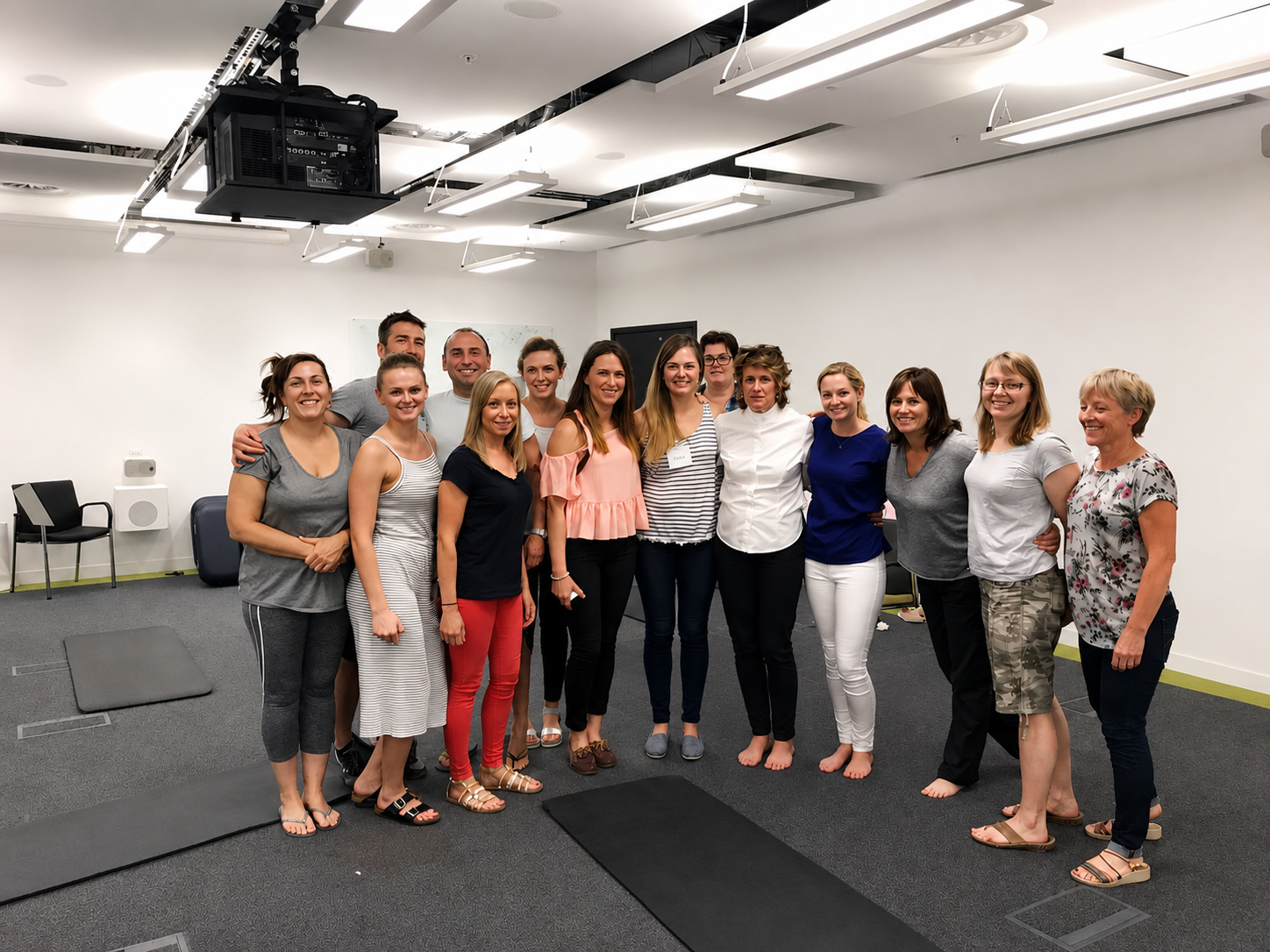 Spinal Masterclass practitioners at a training session